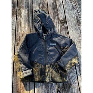 Columbia Toddler Camou Steens MT Overlay Hoodie Jacket sz 2T
